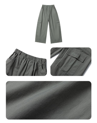 [NECY] Essential Utility Cargo Wide Pants
