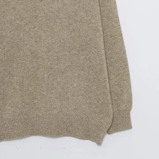 Cashmere wool round knit