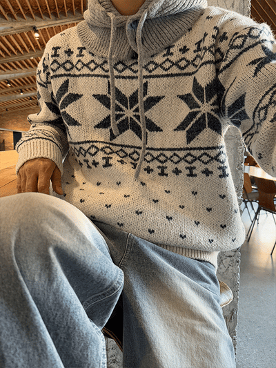 Milo Lambswool Nordic Knit