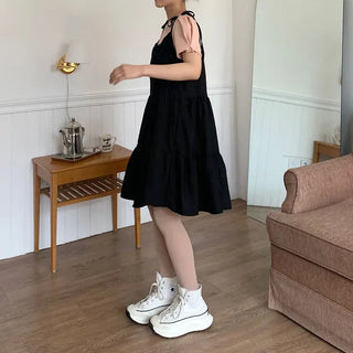 Ribbon Mini Can-Can Dress