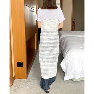 wavy lace sleeveless ops