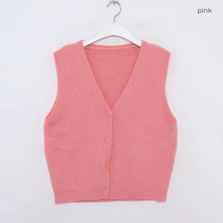 Daily Layered Vest Cardigan