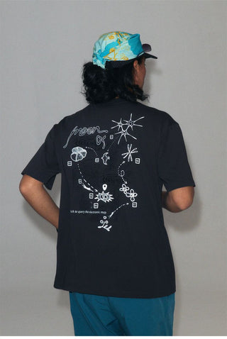 [Monterest] Quick-Dry Reflective Print T-Shirt