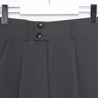 Wide-button slacks