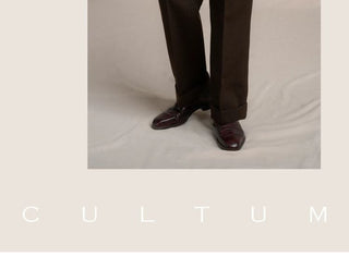 [CULTUM] Wool Blend Double Pleat Trousers
