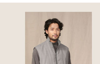 [CULTUM] Wool Lined Stand Collar Vest