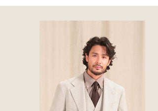 [CULTUM] Herringbone Brushed Flannel Suit Set