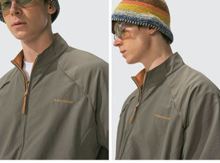 [Monterest] Stand Collar Breathable Zip-Up Jacket