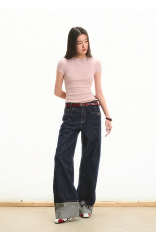 [NOTAWEAR] Selvedge Fold-Over Raw Denim