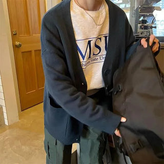 Loose-fit cardigan