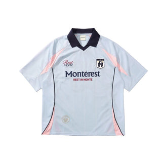 [Monterest] Outdoor Sports Print Polo Jersey Tee
