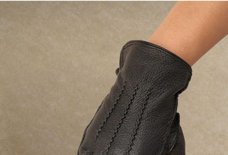 [CULTUM] Sheepskin Touchscreen Wool-Lined Gloves