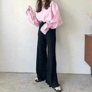 Frilled Rib Pants