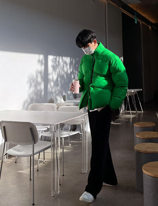 Matte Minimal Padded Jacket (4 colors)