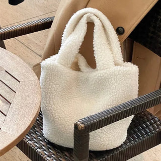 Mini Boa Tote Bag (3 colors)