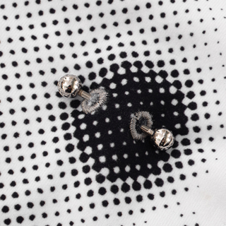 Short sleeve crewneck chest print top