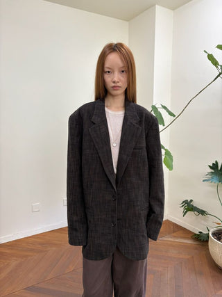 [NeverSeez] Distressed Tailored Blazer