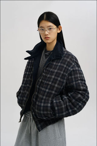 [MASONPRINCE] Reversible Cotton Harrington Jacket