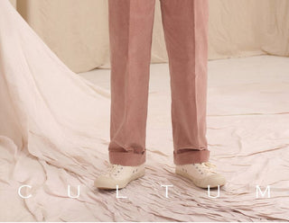 [CULTUM] Neapolitan Cotton Corduroy Double Pleat Trousers