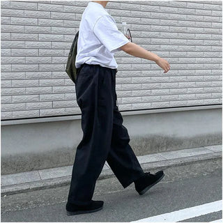 cotton balloon pants (black)