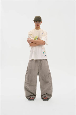 [MASONPRINCE] Cotton Baggy Work Pants