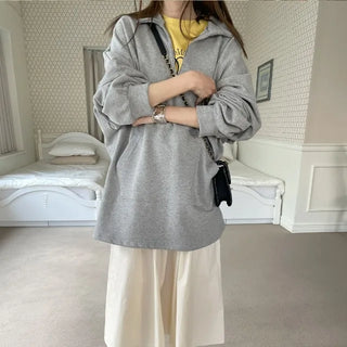 Long Anorak Sweatshirt