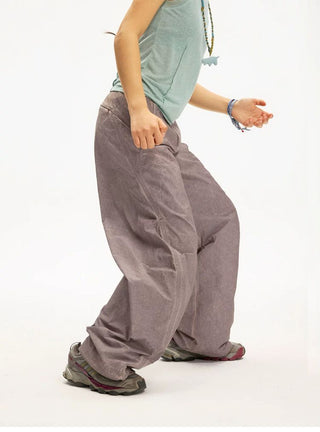 [Monterest] UPF50+ Washed Pleated Wide Pants