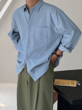 Cohen Seersucker Stripe Shirt