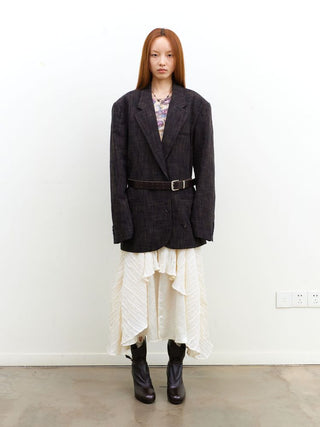 [NeverSeez] Distressed Tailored Blazer