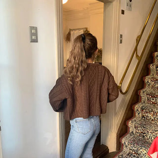 Simple Cable Cardigan