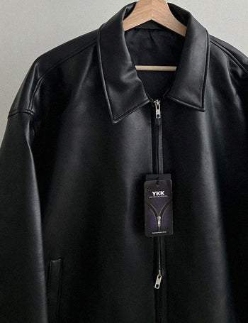 Good Fit YKK Vegan Leather Jacket