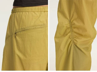 [Monterest] UPF50+ Water-Resistant Ruched Parachute Pants