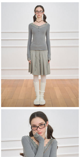 [NECY] V Neck Tops
