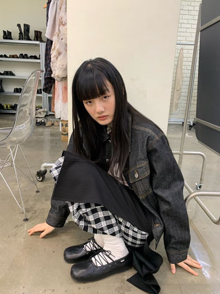 NEVERSEEZ Raw Denim Jacket