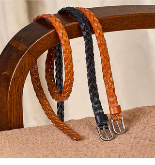 [CULTUM] Leather Woven Belt