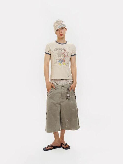 [MASONPRINCE] Rockin' Graffiti Print Tee
