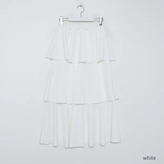 3-tiered long canter skirt