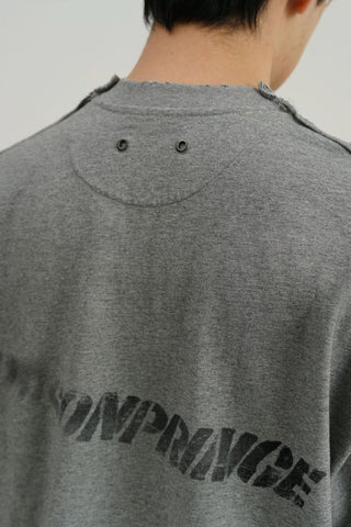 [MASONPRINCE] Graffiti Label Washed Cotton Tee