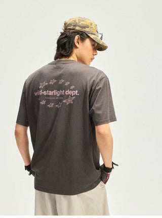 [Monterest] Quick-Dry Star Print Relaxed Fit Tee