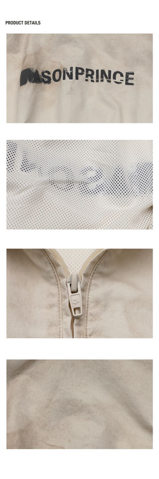 MASONPRINCE Distressed Nylon Coach Jacket