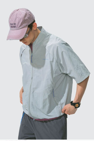 [Monterest] Stand Collar Breathable Zip-Up Jacket