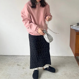 Pastel brushed fleece sweatshirt - P000KZUH