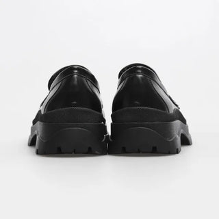 Platform penny loafers