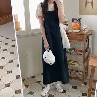 Overalls Long Camisole Dress