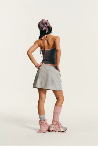 [Monterest] Quick-Dry Outdoor Skort with Totem Print