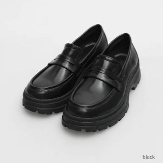 Platform penny loafers