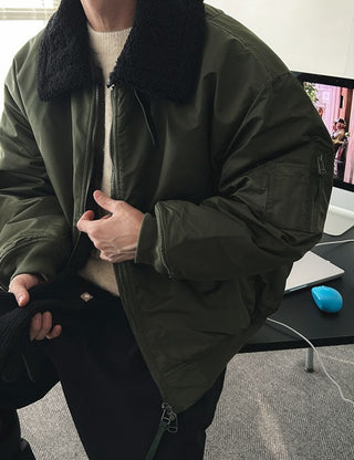 Detachable Mustang Bomber Jacket (2 colors)