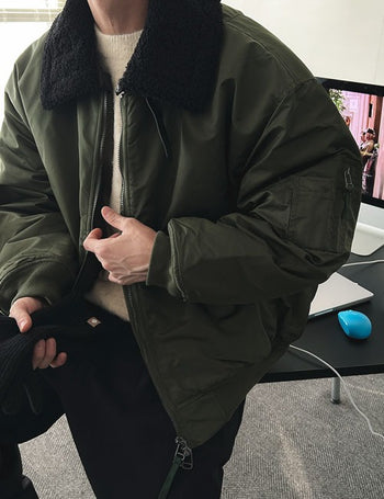 Detachable Mustang Bomber Jacket (2 colors)