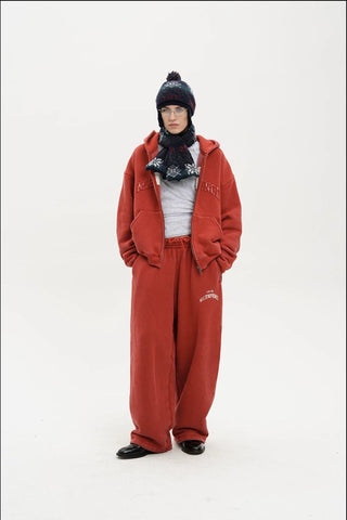 [MASONPRINCE] Fleece Lined Hoodie & Sweatpants Set