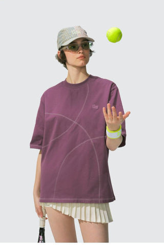 [Monterest] 7A Antibacterial Stitch Panel Relaxed Tee